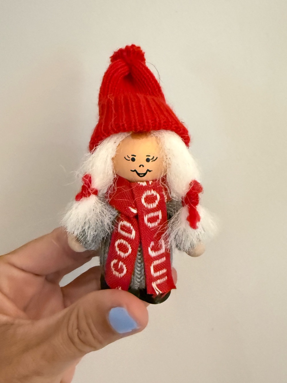 ORIGINAL Ljungströms of Sweden handmade wooden doll. Christmas